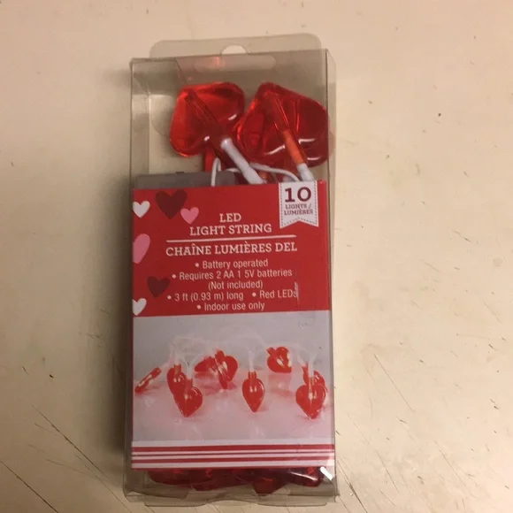 Heart shaped light strings - Picture 1 of 2